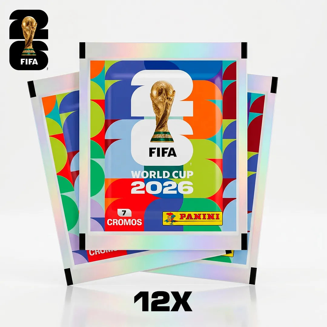 Kit 12x Envelopes com Álbum Oficial FIFA World Cup 2026™