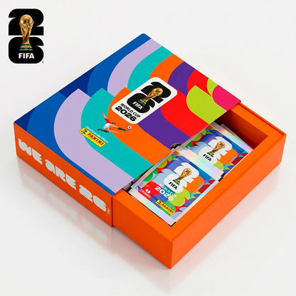 Kit Completo Oficial 24x Envelopes com Álbum, Box Premium, Porta Figurinhas Oficial FIFA World Cup 2026™